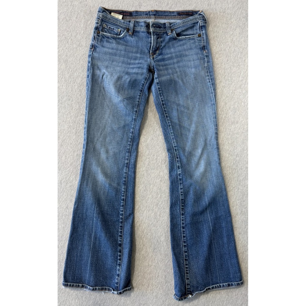 Citizens of Humanity Naomi #065 Flared Jeans Womens 29 Blue Stretch Low Waist